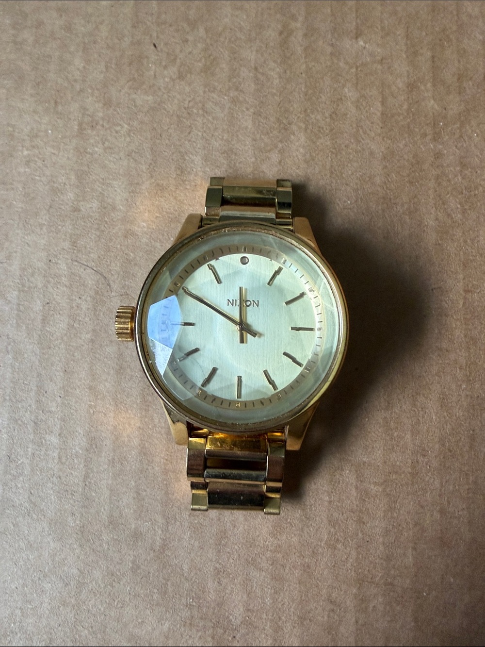 Nixon Gold Tone Women's Bracelet Watch